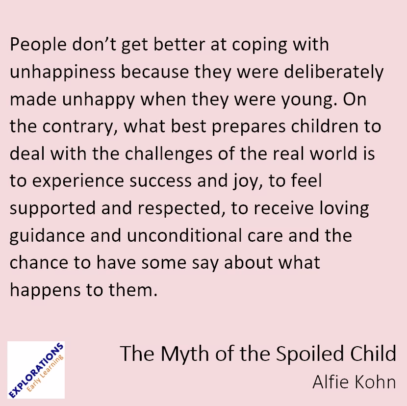 The Myth Of The Spoiled Child | Quote 01247