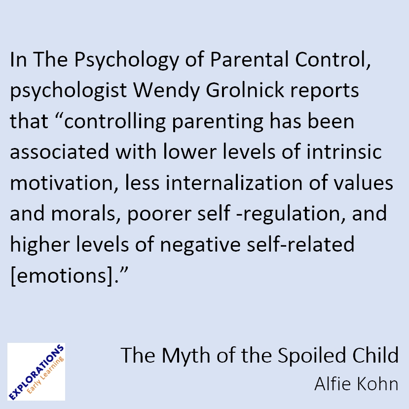 The Myth Of The Spoiled Child | Quote 00679