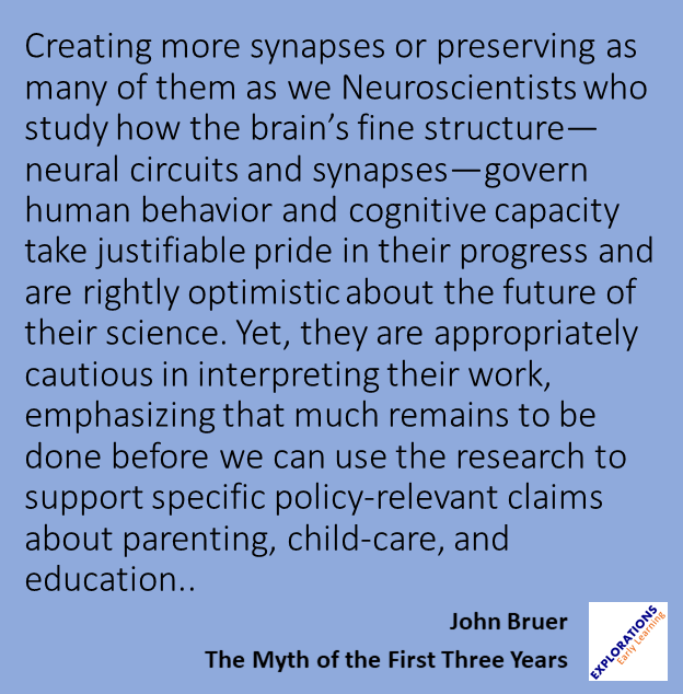 The Myth Of The First Three Years | Quote 01416