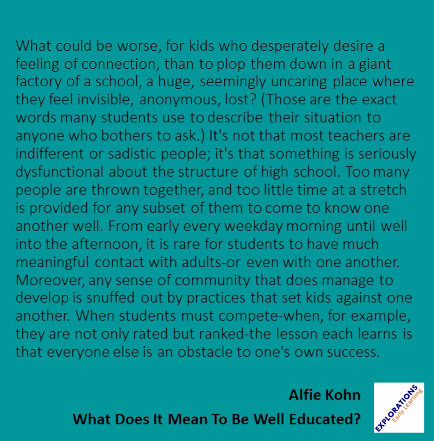 What Does It Mean To Be Well Educated? | Quote 01526