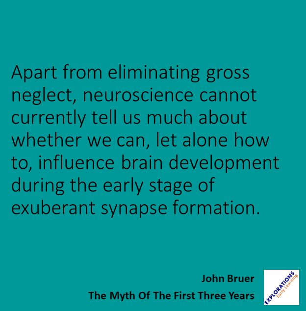 The Myth Of The First Three Years | Quote 00306