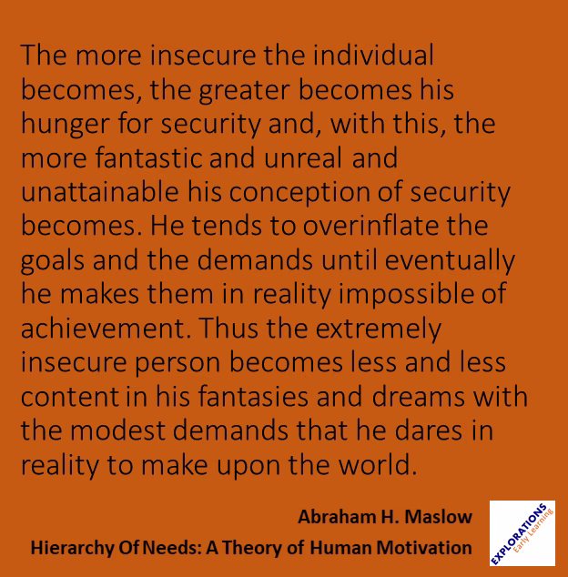Hierarchy Of Needs | Quote 00484