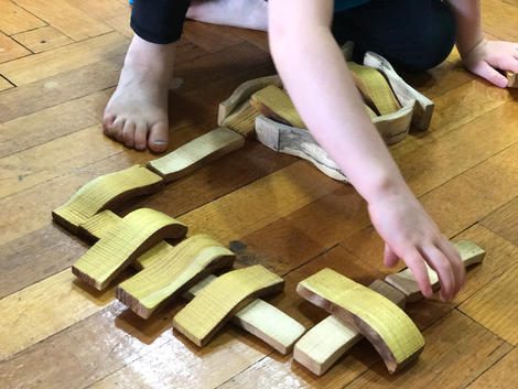 Dig Those Asymmetrical Blocks