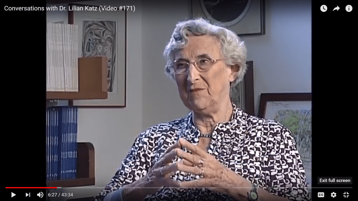 Dr. Lilian Katz | Conversation