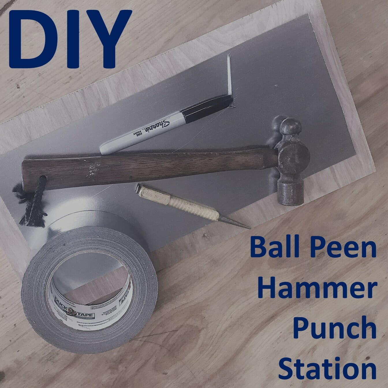 DIY | Ball Peen Hammer Punch Station