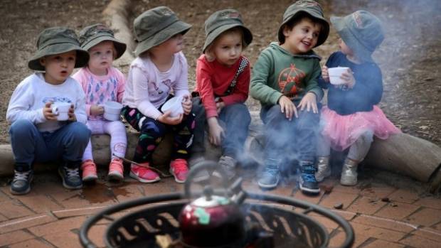 Fire pits and power tools good for preschoolers