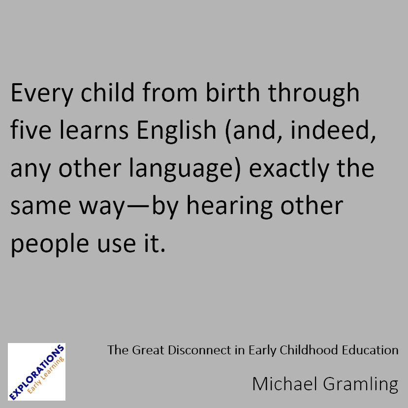 The Great Disconnect In Early Childhood Education | Quote 02080