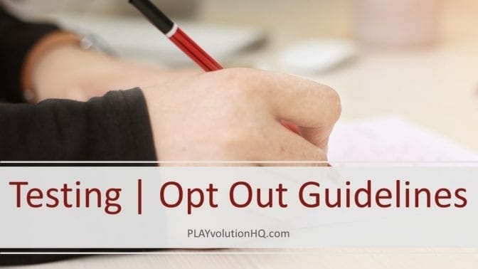 Testing | Opt Out Guidelines