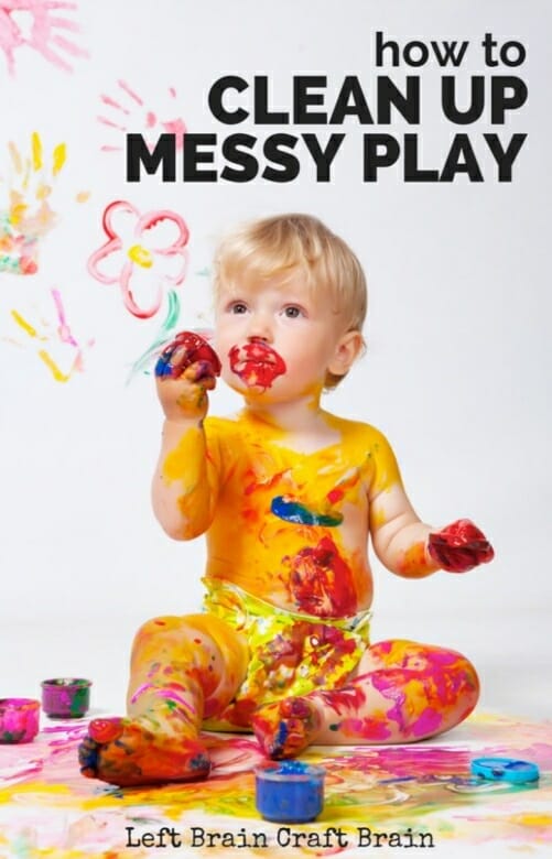 How to Clean Up Messy Play