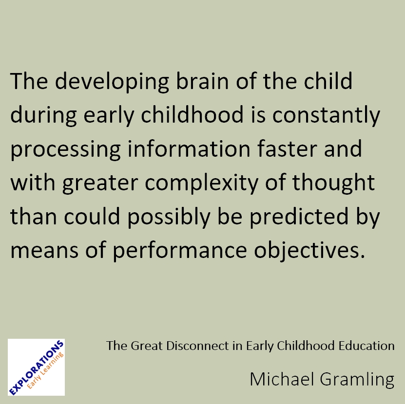 The Great Disconnect In Early Childhood Education | Quote 02115