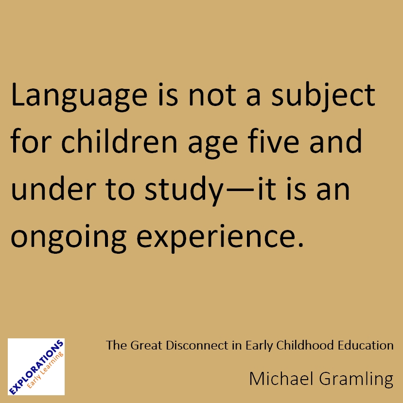 The Great Disconnect In Early Childhood Education | Quote 02104