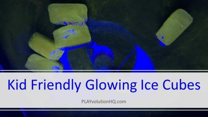DIY | Kid Friendly Glowing Ice Cubes