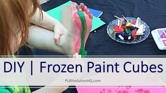DIY | Frozen Paint Cubes
