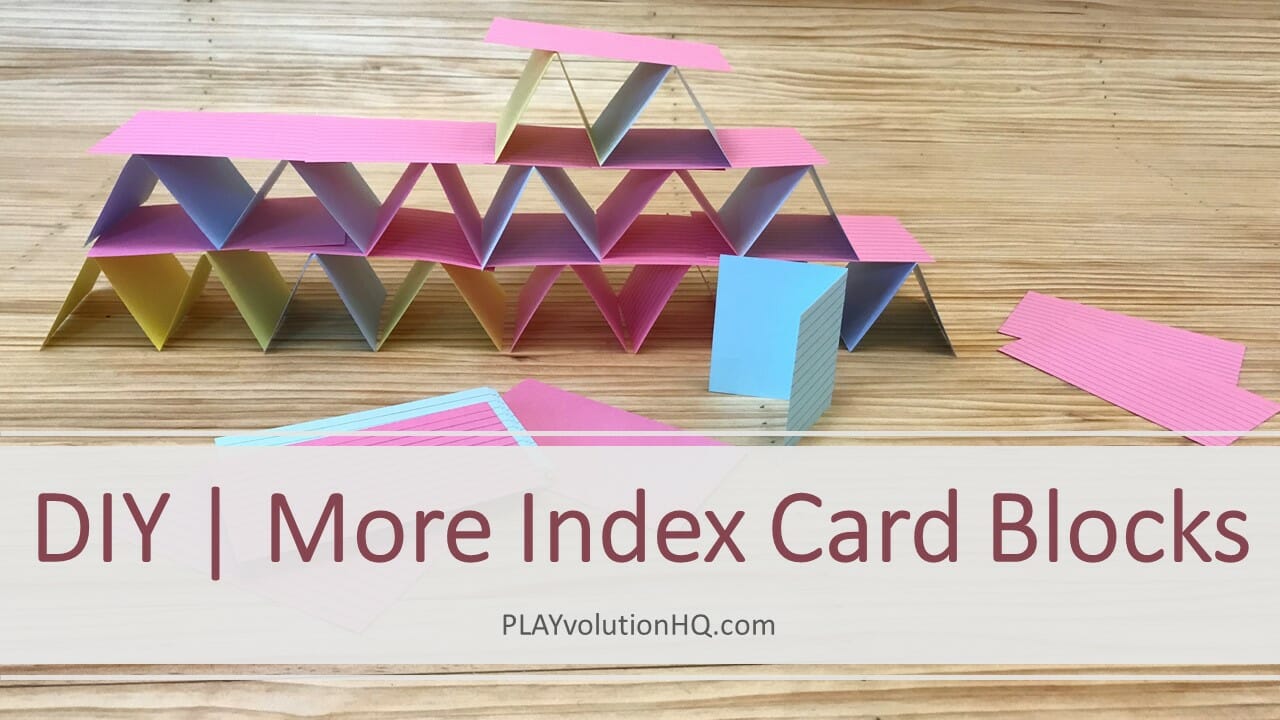 DIY | More Index Card Blocks