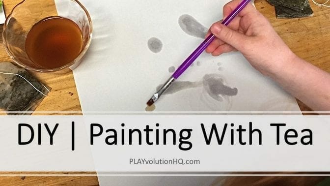 DIY | Painting With Tea