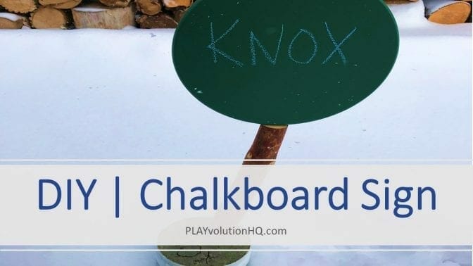 DIY | Chalkboard Sign