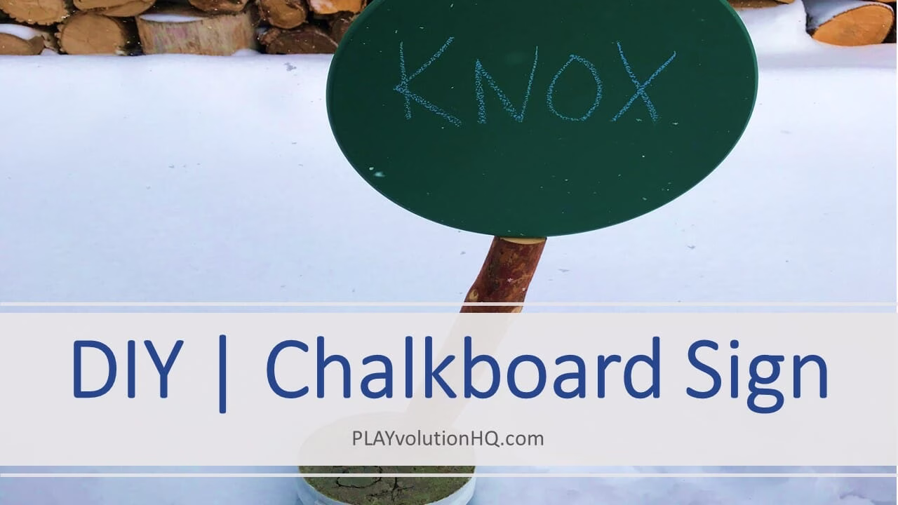 DIY | Chalkboard Sign