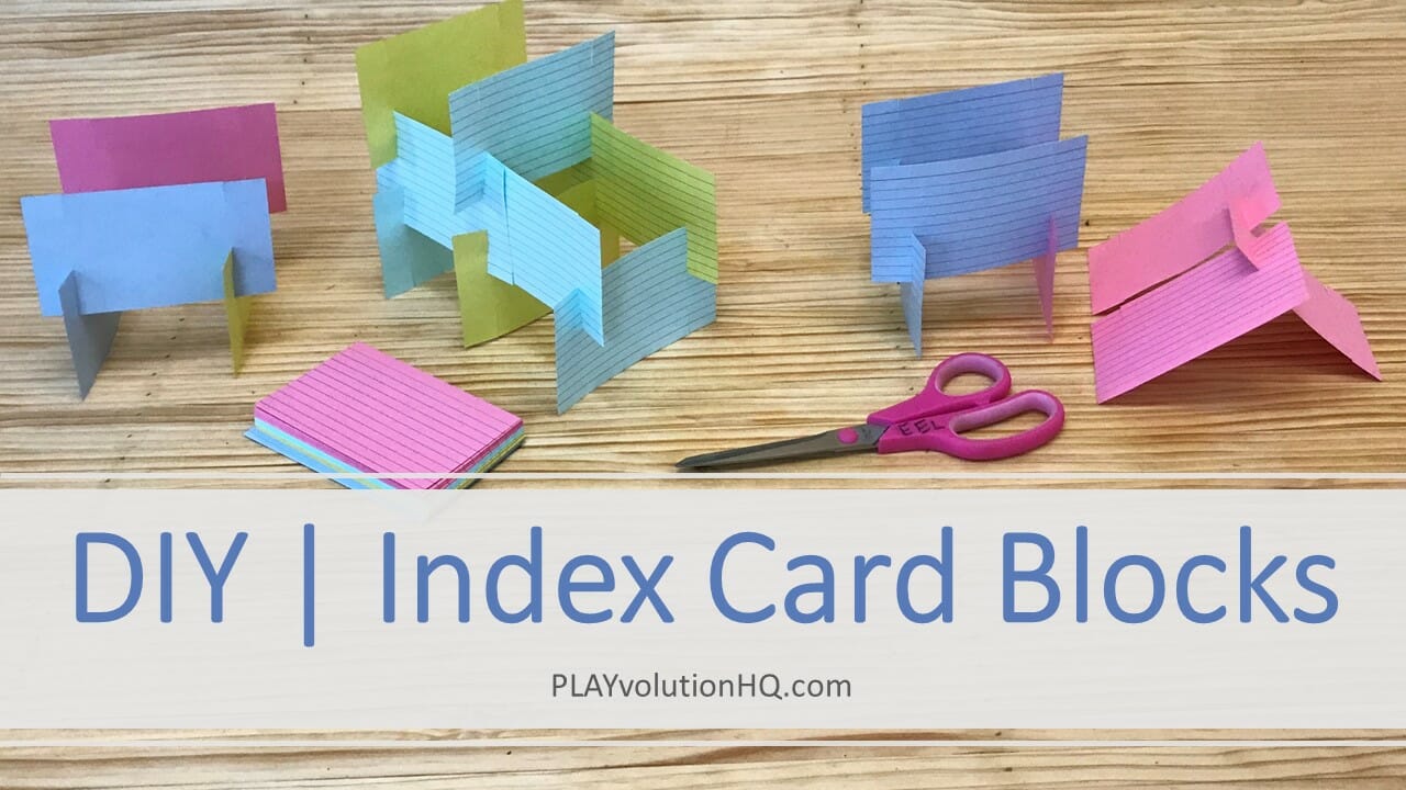 DIY | Index Card Blocks