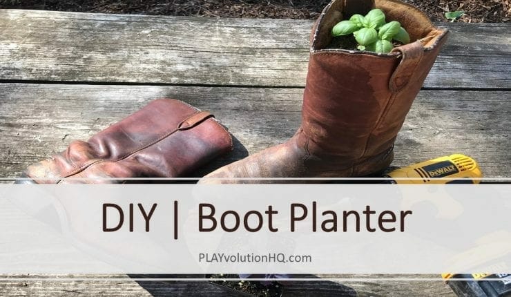 DIY | Boot Planter