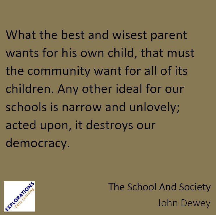 The School And Society | Quote 02255