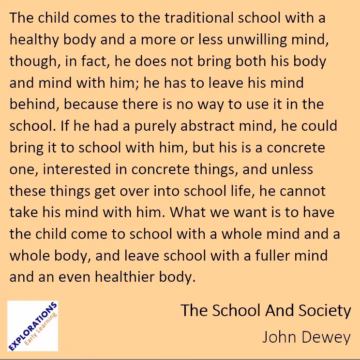 The School And Society | Quote 02375