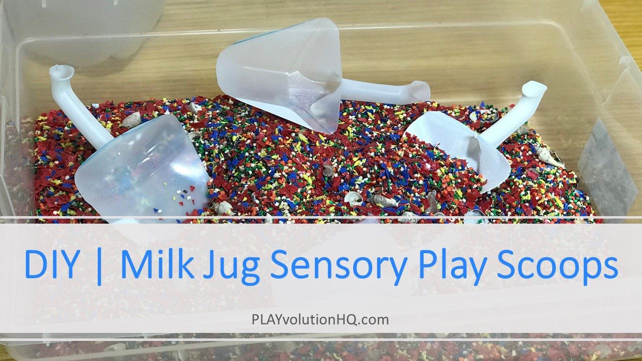 DIY | Milk Jug Sensory Play Scoops