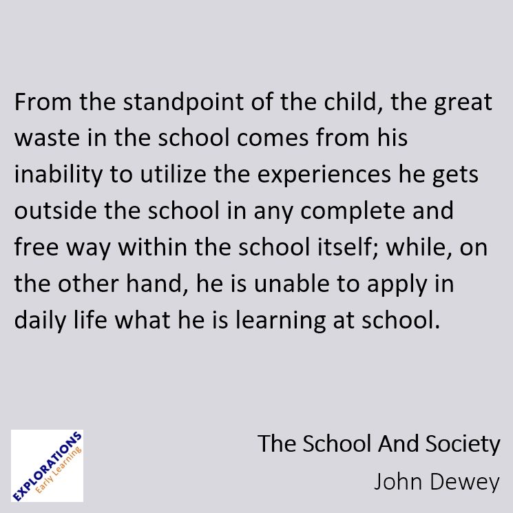 The School And Society | Quote 02596