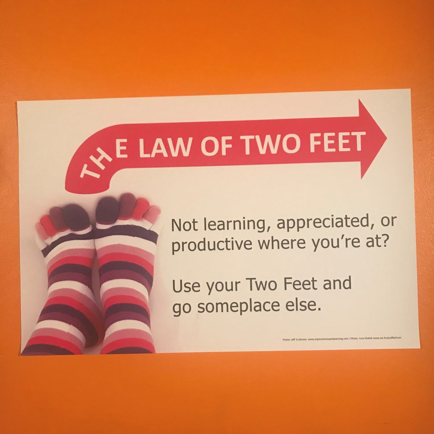 Law Of Two Feet Poster Playvolution HQ