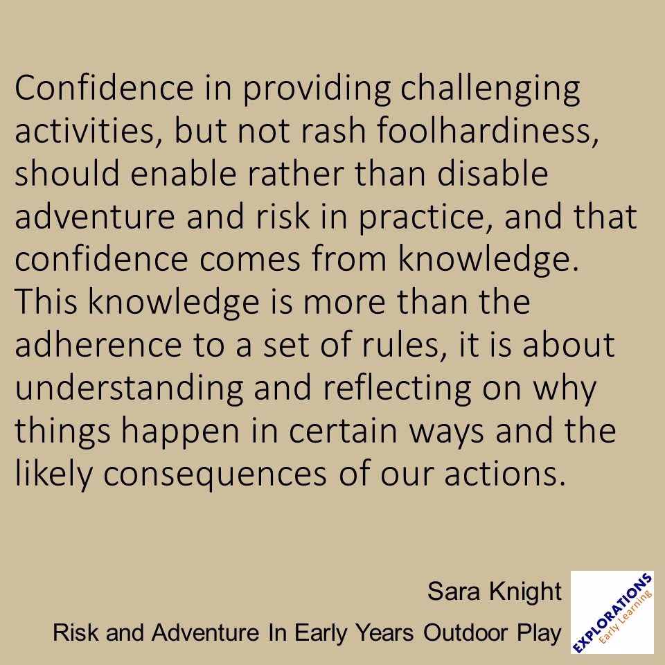 Risk and Adventure In Early Years Outdoor Play | Quote 02709