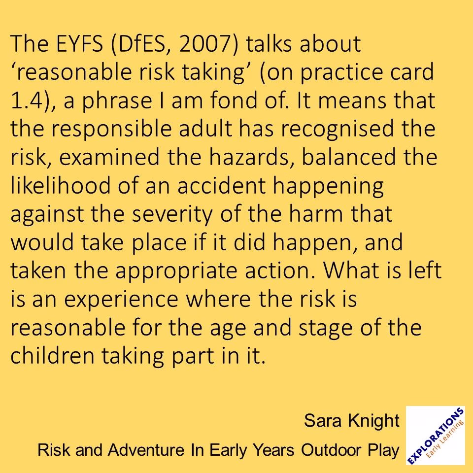 Risk and Adventure In Early Years Outdoor Play | Quote 02719
