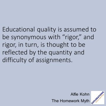 The Homework Myth | Quote 02789