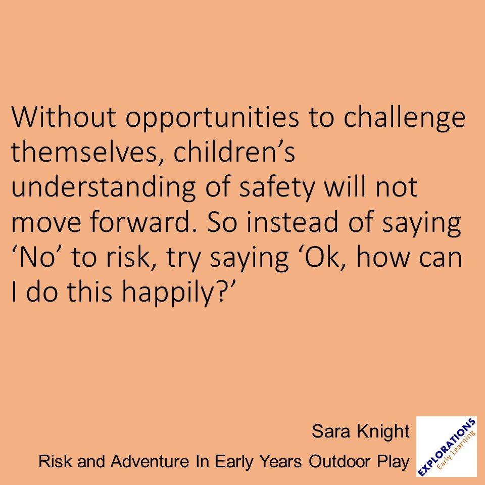 Risk and Adventure In Early Years Outdoor Play | Quote 02836