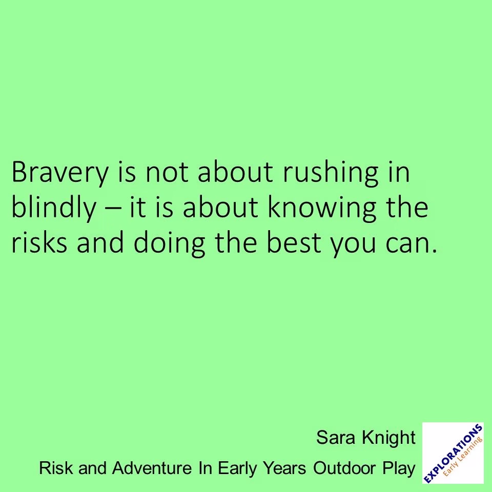 Risk and Adventure In Early Years Outdoor Play | Quote 02877