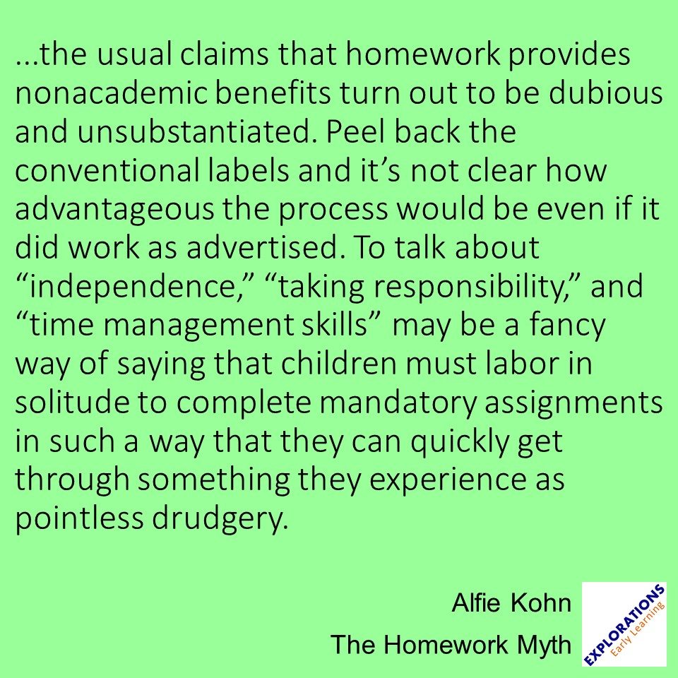 The Homework Myth | Quote 02915