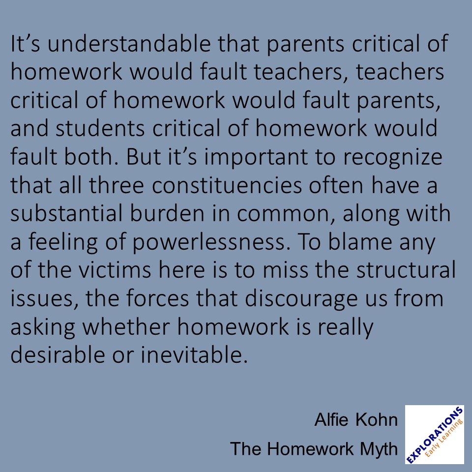 The Homework Myth | Quote 02951
