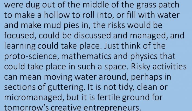 Risk and Adventure In Early Years Outdoor Play | Quote 02968
