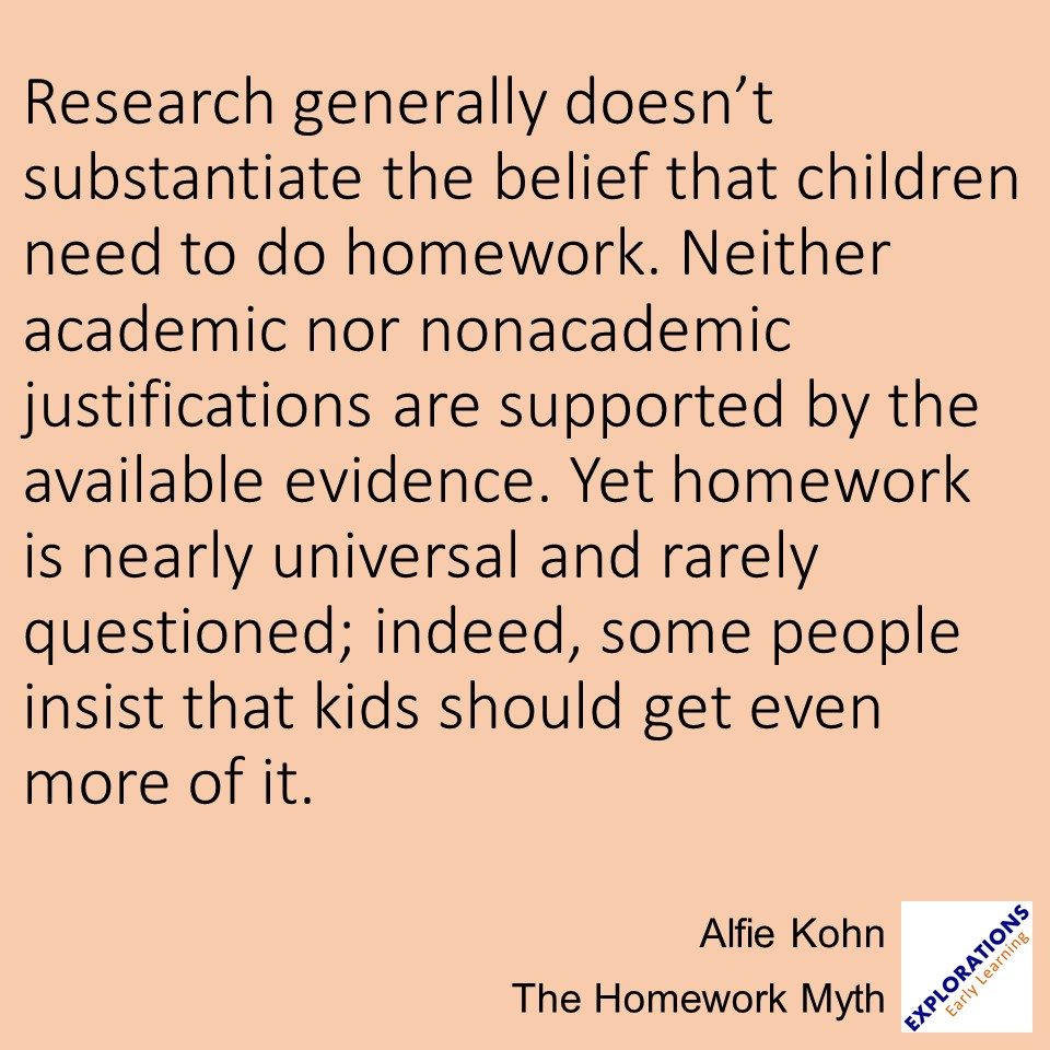 the myth about homework