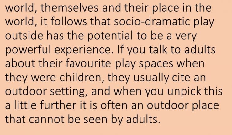 Risk and Adventure In Early Years Outdoor Play | Quote 03041