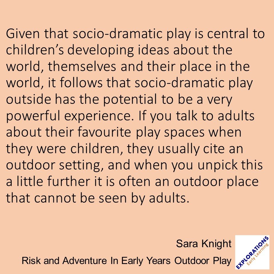 Risk and Adventure In Early Years Outdoor Play | Quote 03041