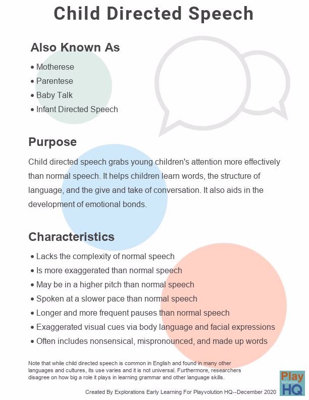 Child Directed Speech