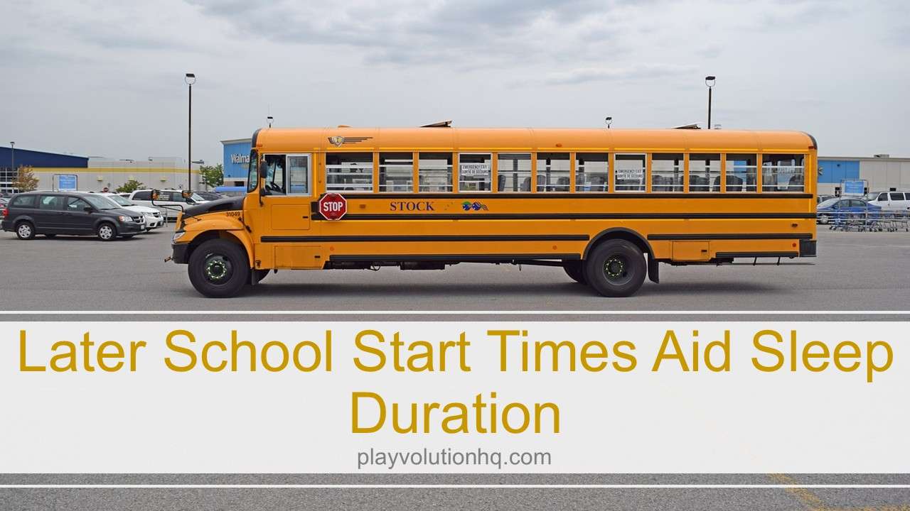 Later school start times aid sleep duration