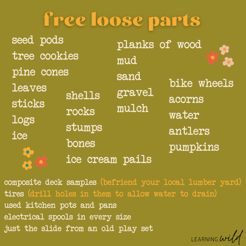 Loose Parts For Outdoor Play