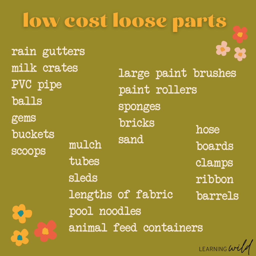 Loose Parts For Outdoor Play
