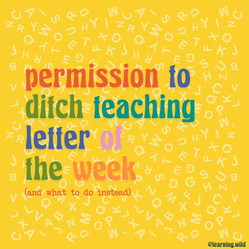 Permission To Ditch Teaching Letter Of The Week