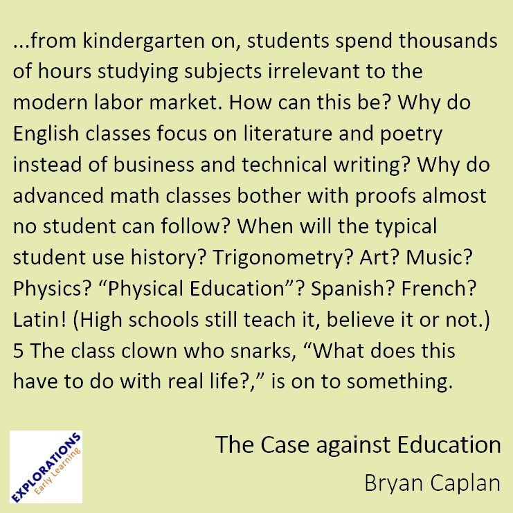 The Case Against Education | Quote 02358