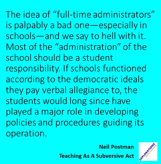 Teaching As A Subversive Act | Quote 00701