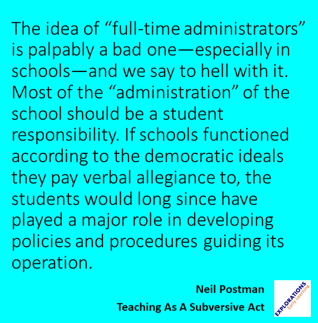 Teaching As A Subversive Act | Quote 00701