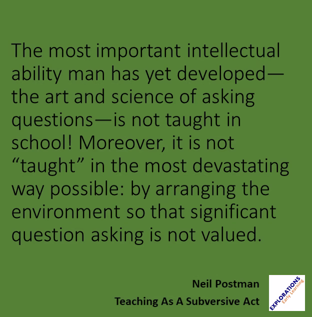 Teaching As A Subversive Act | Quote 01824