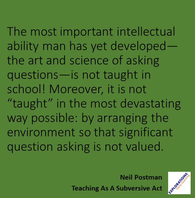 Teaching As A Subversive Act | Quote 01824