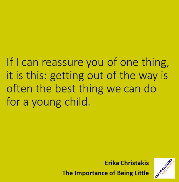 The Importance Of Being Little  | Quote 01201